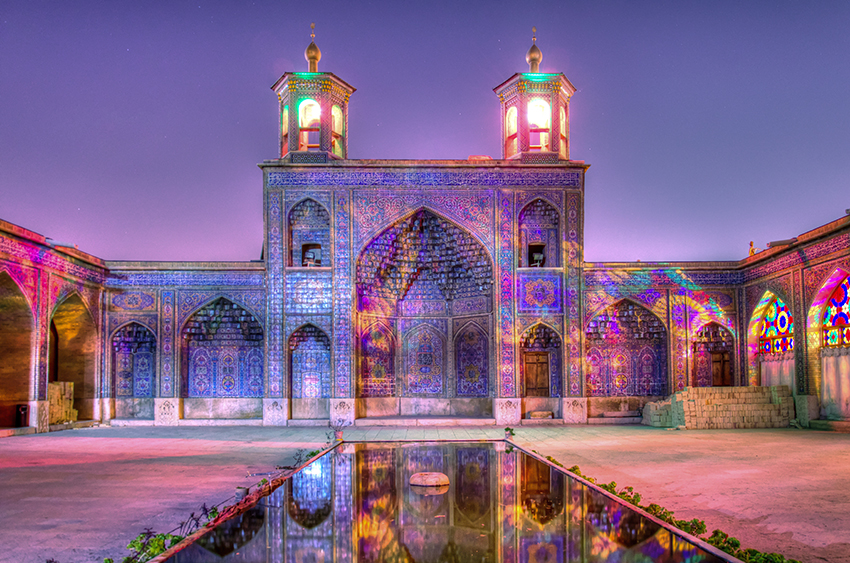 In Celebration of Colors at Nasir ol Mulk Mosque Shiraz Iran