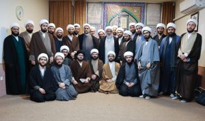 جلسه صمیمی آیت الله صفایی بوشهری با دانش پژوهان