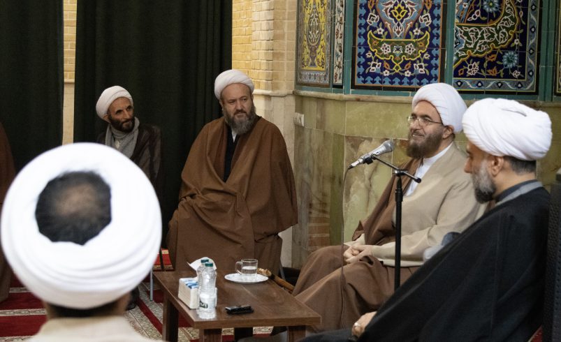 حجت الاسلام حاج علی اکبری در اردوی مسیر