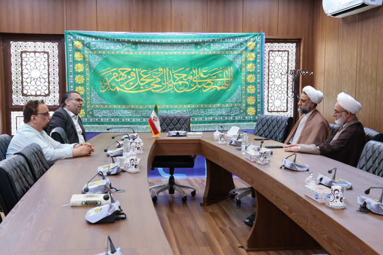 جلسه با رئیس اداره فرهنگی و کتاب ارشاد قم برگزار شد