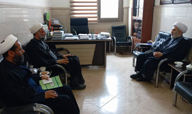 دیدار مدیر مرکز با معاون آموزش حوزه های علمیه