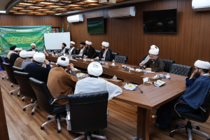 جلسه بررسی کارورزی ایام اعتکاف برگزار شد